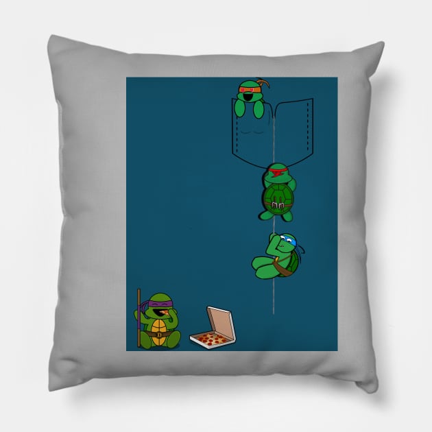 TMNT Pocket Edition Pillow by Hybridwolf