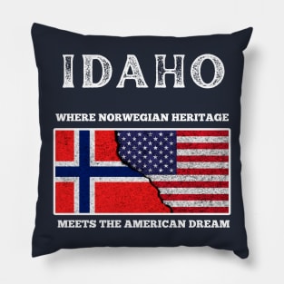 Idaho - Norwegian Heritage Pillow