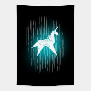 Unicorn in the Rain Tapestry