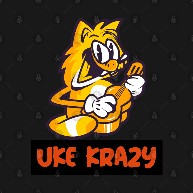 Uke Krazy, ukulele design by Distinct Designz