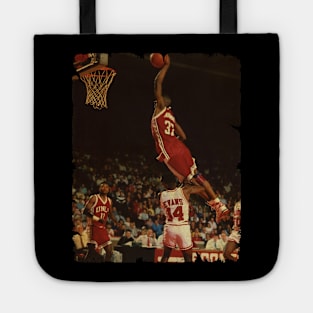 Stacey Augmon - Vintage Design Of Basketball Tote