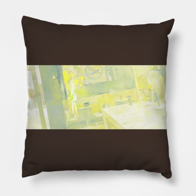 Restaurant Pillow by hoooin000