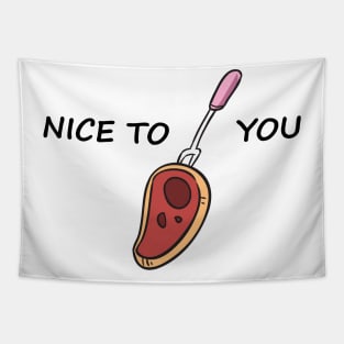 Nice To Meat you !! Tapestry