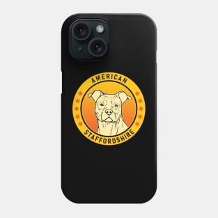 American Staffordshire Terrier Dog Portrait Phone Case