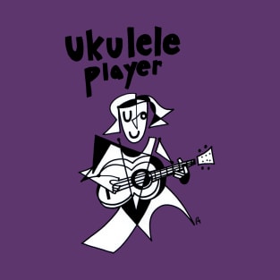 Ukulele Player (Female) by Pollux T-Shirt