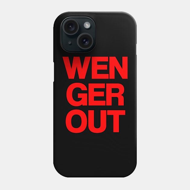 Wenger Out Phone Case by madeinchorley