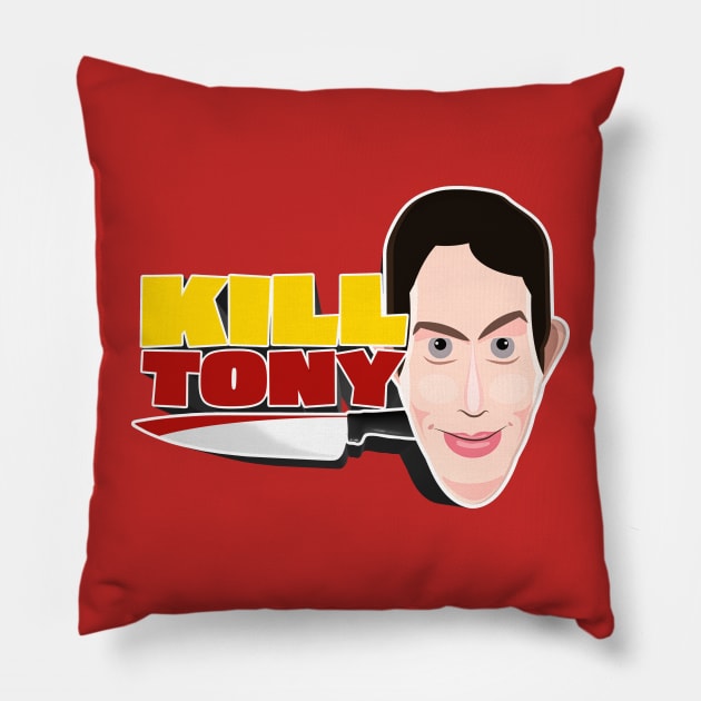 Tony Hinchcliffe Icon - Kill Tony Fan Design Pillow by Ina