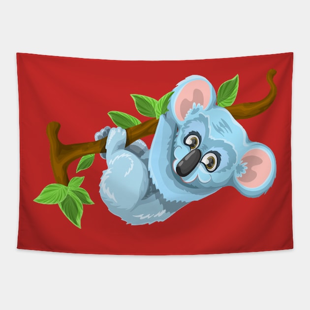 Koala Lazy Tapestry by Mako Design 