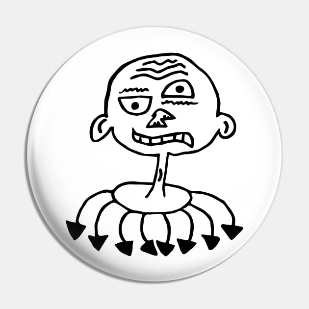 Otto The Ostensibly Awful Proctologist Pin by G-Worthy