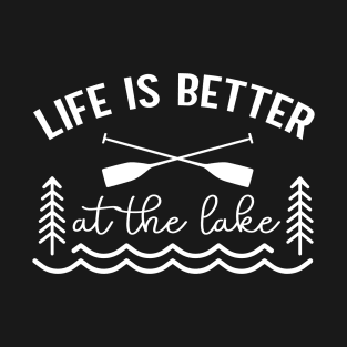 Life Is Better At The Lake, Boat Boating Pontoon Captain T-Shirt