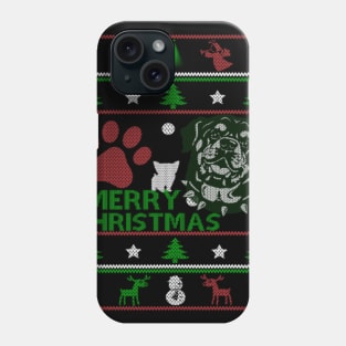 Rottweiler Ugly Christmas Sweater Gifts For Dog Lover Phone Case