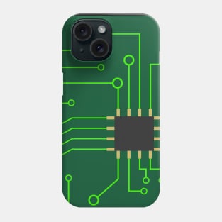 Microchip Digital Art, PCB Phone Case