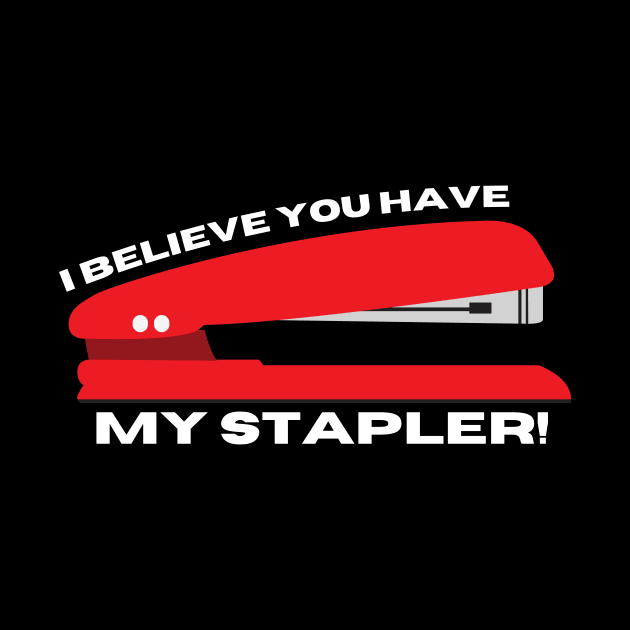 My stapler! by HorrorHaberdashery