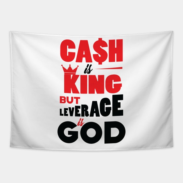 Cash is King Tapestry by The Real Deal by Real Estate Mogal