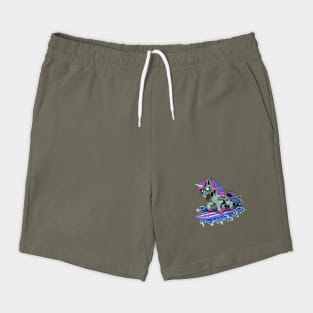 Surfer Unicorn Zombie Shorts