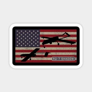 RQ-7 Shadow Military UAV Drone American Flag Gift Magnet