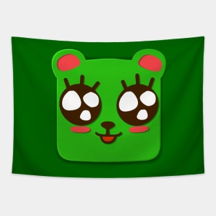 Cute Green Monster Tapestry