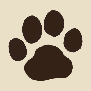 Dog Paw Print T-Shirt