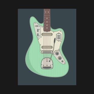 Surf Green Jag Guitar T-Shirt