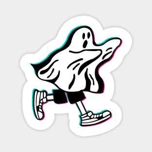 Halloween - Running Ghost Magnet