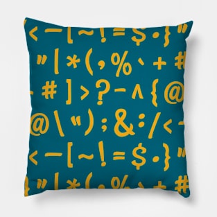 Punctuation Marks Pillow