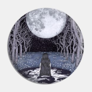 The Moonlight Bather Pin