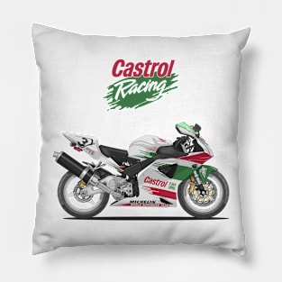 Castrol race bike Pillow