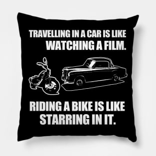 Riding A Bike is Like Starring in a Film Pillow