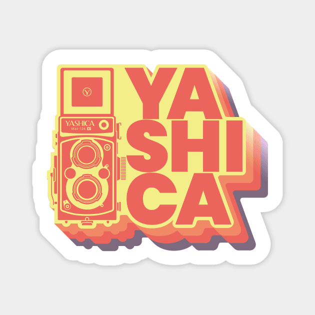 Yashica candy Magnet by miguelangelus