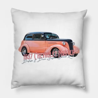 1937 Chevrolet Master Deluxe 2 Door Sedan Street Rod Pillow