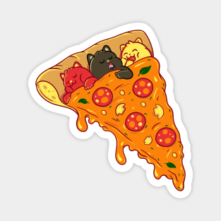 Pizza Cat Magnet