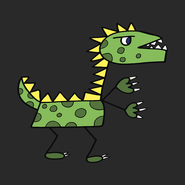 Angry Green Godzilla by A -not so store- Store