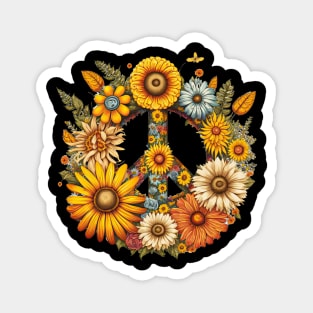 Peace Daisy Magnet