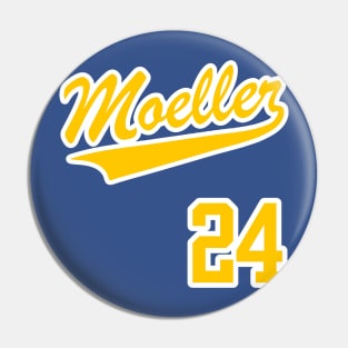 Ken Griffey Jr MOELLER Away Jersey (Front & Back Print) Pin