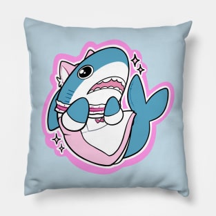 kawaii shark Pillow