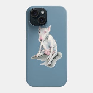 Sitting Silly Bull Terrier Phone Case