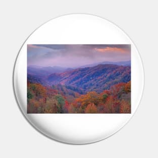 Autumn Deciduous Forest Great Smoky Mountains National Park Pin