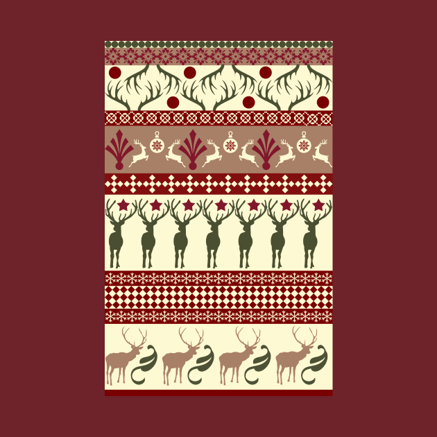 Classic Reindeer Ugly Sweater by KolJoseph