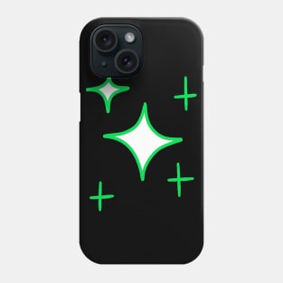 Green Sparkles Phone Case