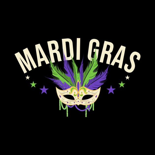 Celebrating Mardi Gras 2020 Colorful Mask Festive by theperfectpresents