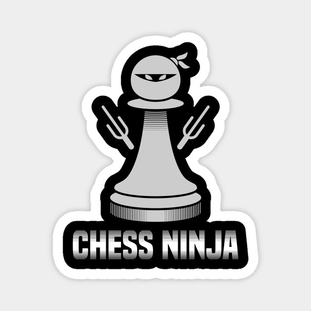 Chess Ninja Chess Magnet Teepublic Mig greengardpodlinnaya uchetnaya zapis @chessninja. teepublic