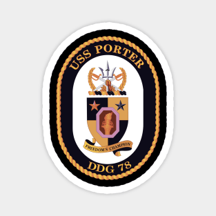 USS Porter wo Txt Magnet