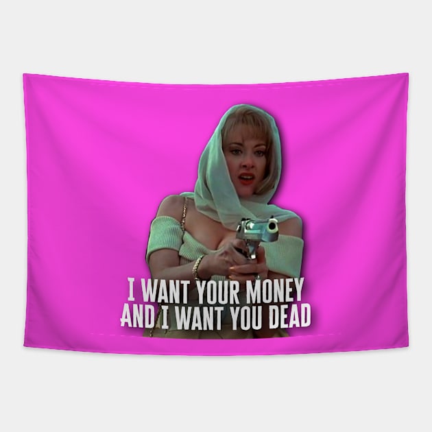 I want your money and I want you dead. Tapestry by BethLeo