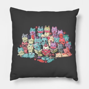 Cool kittens collection Pillow