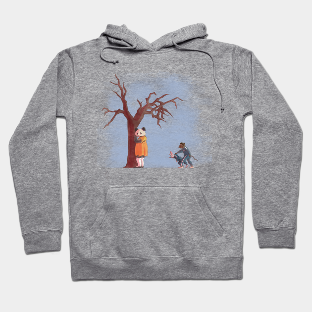 squid game red hoodies