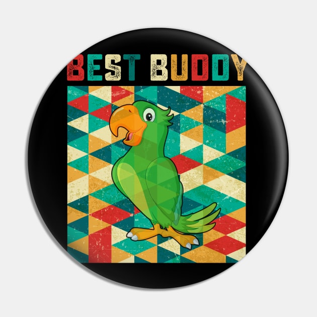 Best Buddy Parrot Pin by danieldamssm