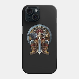 Viking On Throne - Nordic Norse Valhalla Phone Case