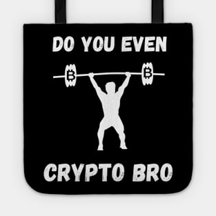 Bitcoin Coin Miner Weightlifting shirt Tote