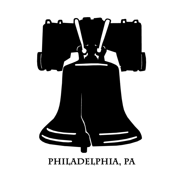 Philadelphia, Pennsylvania Liberty Bell T-Shirt by gorff