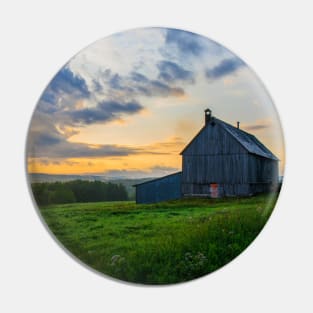 Barn and Sunset Serenade V1 Pin